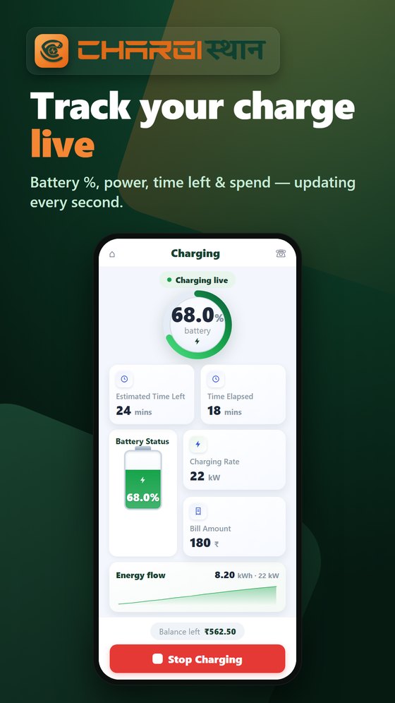 Track your charge live